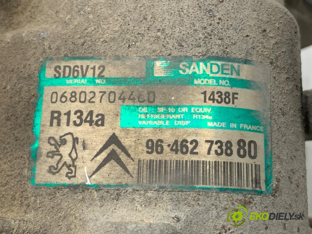 PEUGEOT 307 liftback 2004 80 kW 1.6 16V 1587 Kompresor klimatizácie 9646273880 (Kompresor klimatizácie)