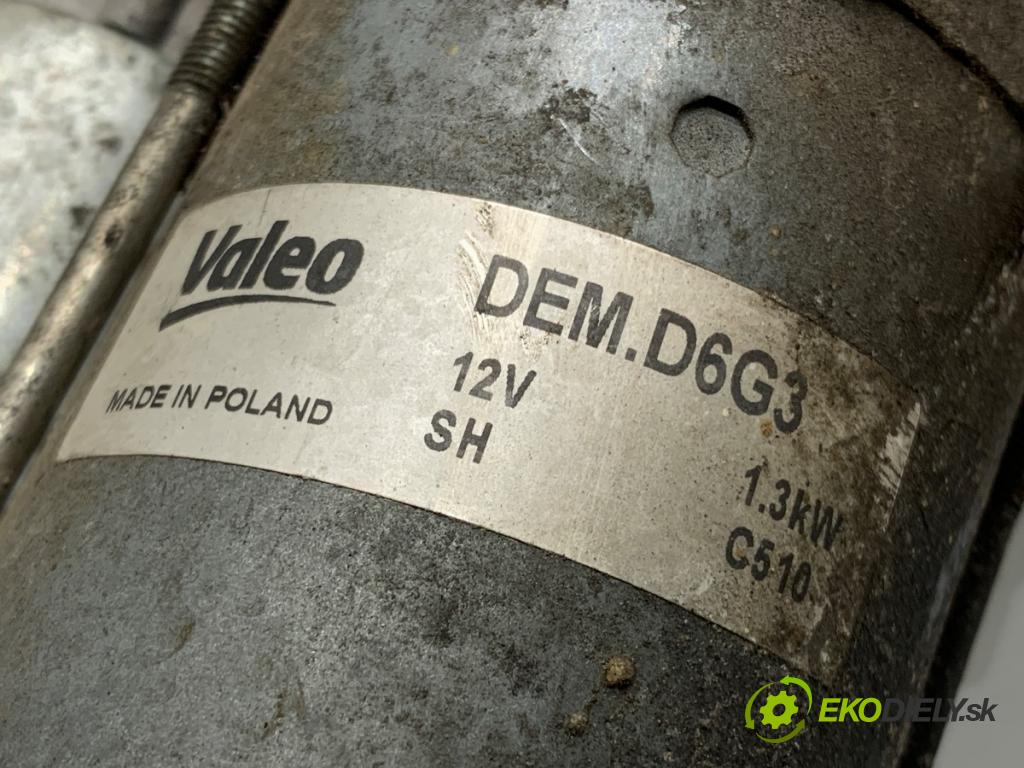 PEUGEOT 307 liftback 2004 80 kW 1.6 16V 1587 Štartér 9648644680 (Štartér)