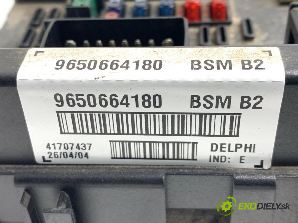 PEUGEOT 307 liftback 2004 80 kW 1.6 16V 1587 Modul BSM 9650664180 (Riadiaca jednotka ostatné)