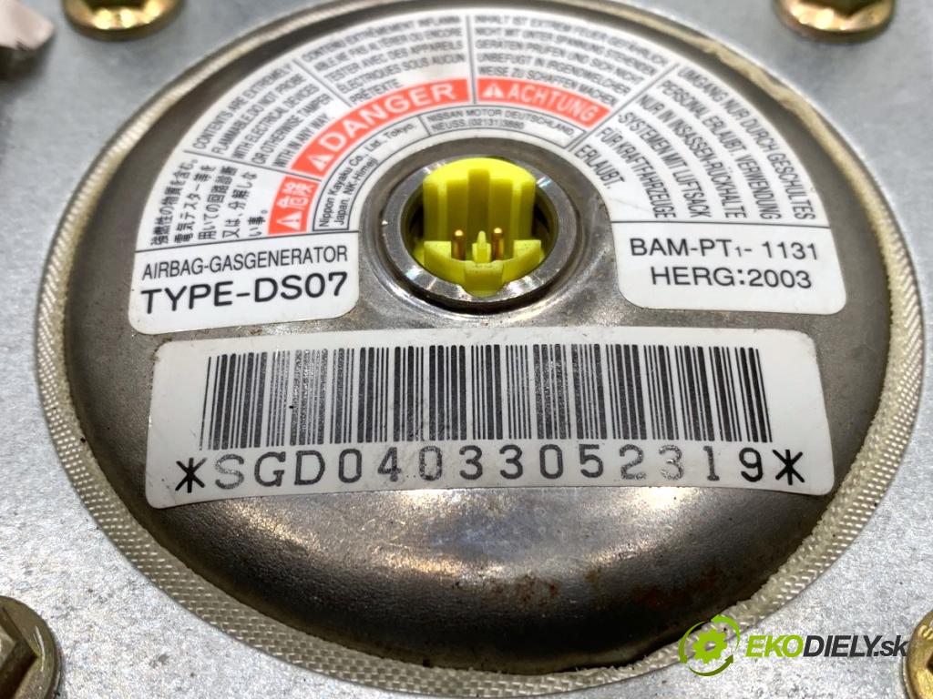 NISSAN MICRA K12 liftback 2003 48 kW 1.5 dCi 1461 AirBag volantu  (Airbag)