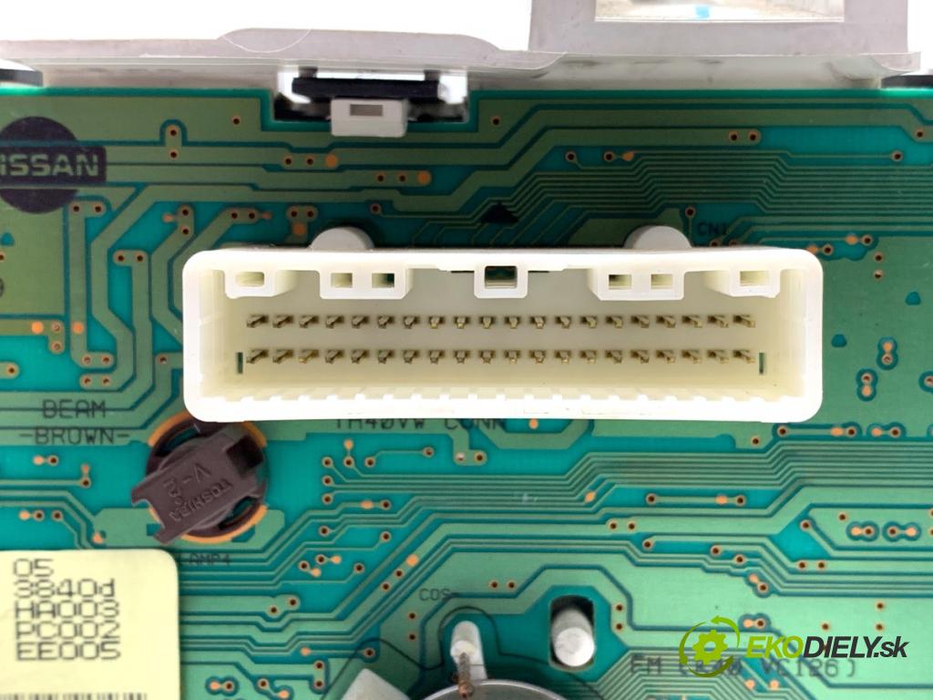 NISSAN MICRA K12 liftback 2003 48 kW 1.5 dCi 1461 Prístrojovka AX765 (Prístrojová doska)