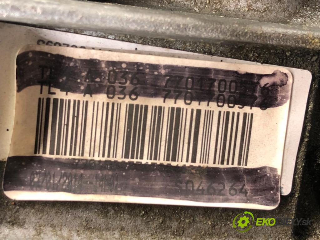 RENAULT MEGANE III kabriolet 2011 96 kW 1.4 TCe (EZ0F, EZ1V) 1397 Prevodovka TL4036 (Prevodovka)