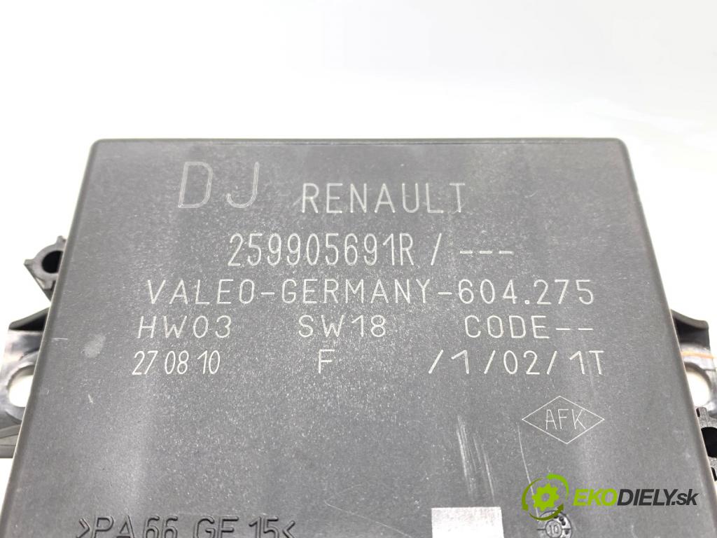 RENAULT MEGANE III kabriolet 2011 96 kW 1.4 TCe (EZ0F, EZ1V) 1397 Modul PDC 259905691R (Riadiaca jednotka ostatné)