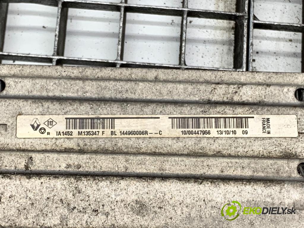 RENAULT MEGANE III kabriolet 2011 96 kW 1.4 TCe (EZ0F, EZ1V) 1397 intercooler 144960006R (Intercooler (chladič stlačeného vzduchu))