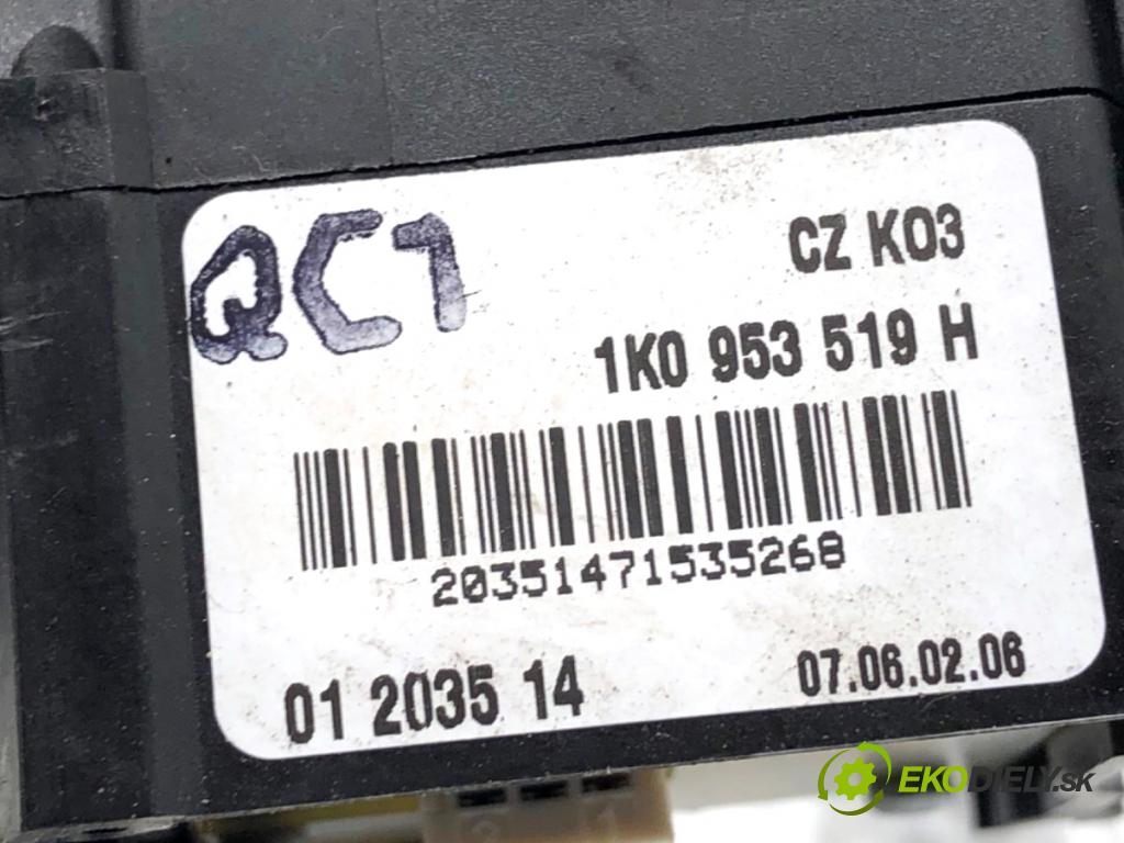 VW GOLF V Kombi 2007 77 kW 1.9 TDI 1896 Prepínač kombinovaný 1K0953519H (Prepínacie páčky pod volantom)