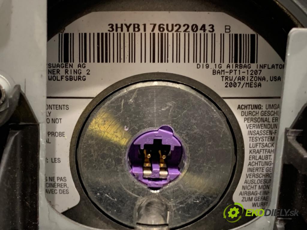 VW GOLF V Kombi 2007 77 kW 1.9 TDI 1896 AirBag volantu 1K0880201BB (Airbag)