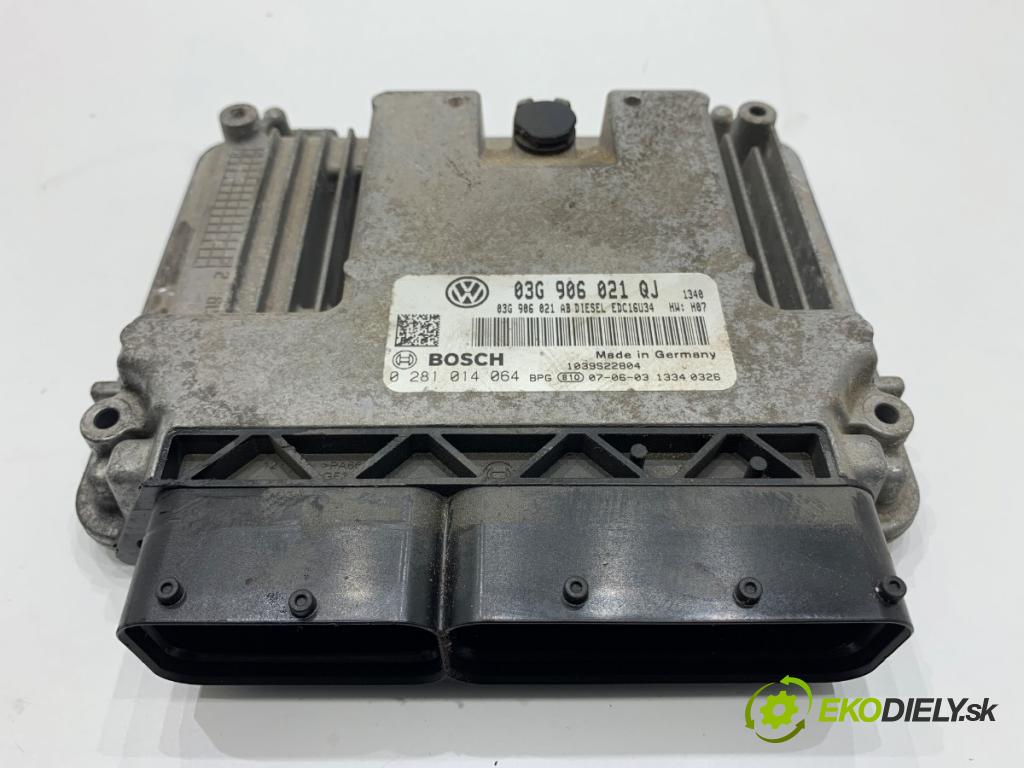 VW GOLF V Kombi 2007 77 kW 1.9 TDI 1896 riadiaca jednotka Motor 03G906021QJ (Riadiaca jednotka)