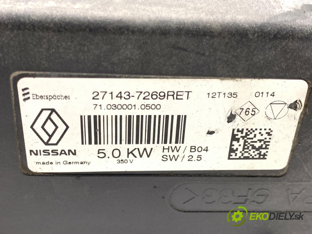 NISSAN LEAF ZE0 liftback 2013 80 kW Electric  VÝMENNÍK: TEPLÝ: Ohrievač 27143-7269RET