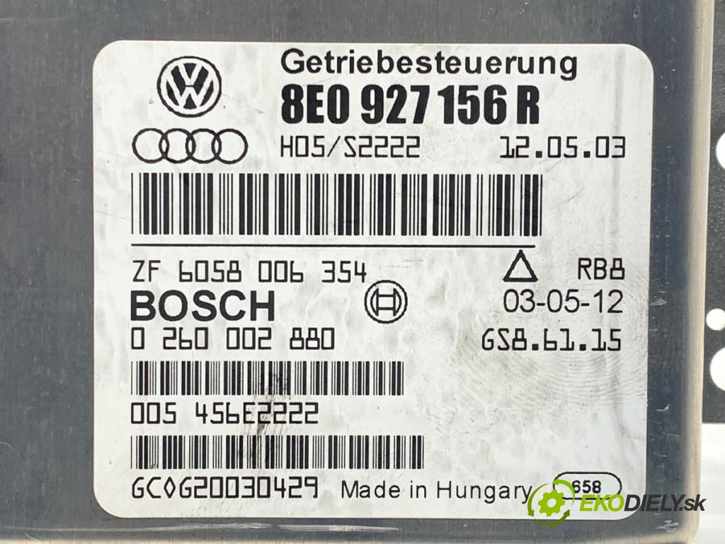 AUDI A4 B6 Kombi 2003 132 kW 2.5 TDI quattro 2496 Riadiaca jednotka prevodovky 8E0927156R (Riadiaca jednotka prevodovky)