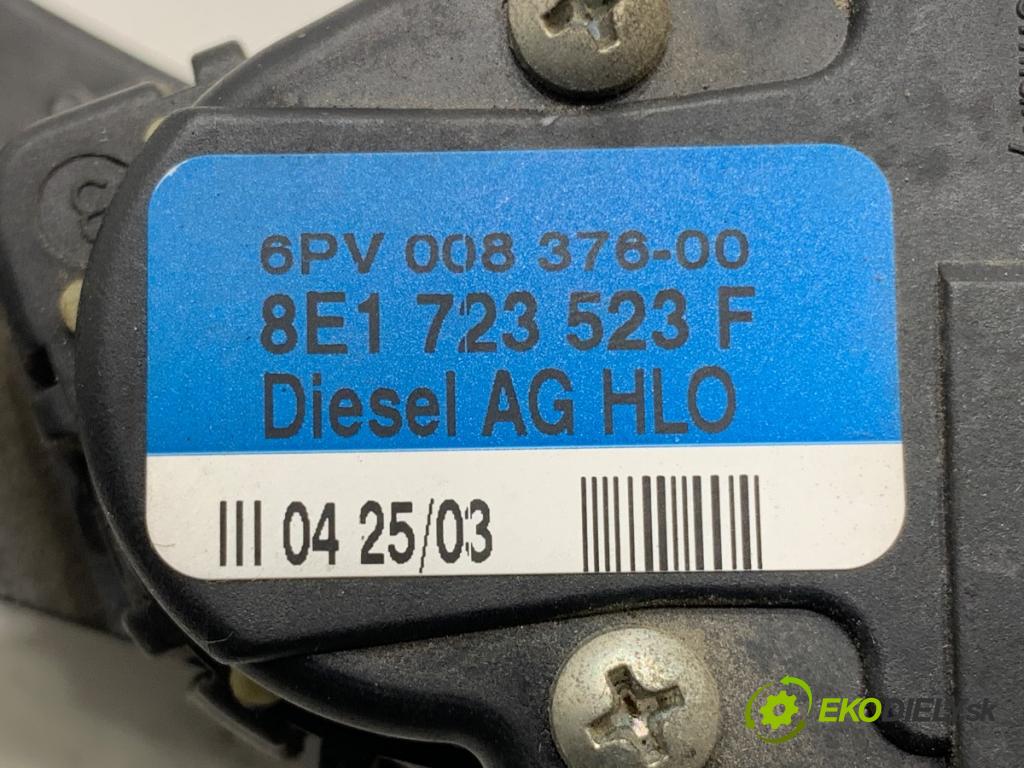 AUDI A4 B6 Kombi 2003 132 kW 2.5 TDI quattro 2496 Potenciometer plynu 8E1723523F (Potenciometer plynového pedálu)