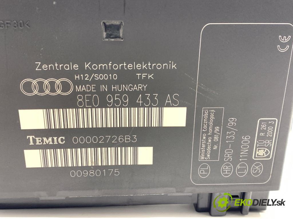 AUDI A4 B6 Kombi 2003 132 kW 2.5 TDI quattro 2496 Modul komfortu 8E0959433AS (Modul komfortu)