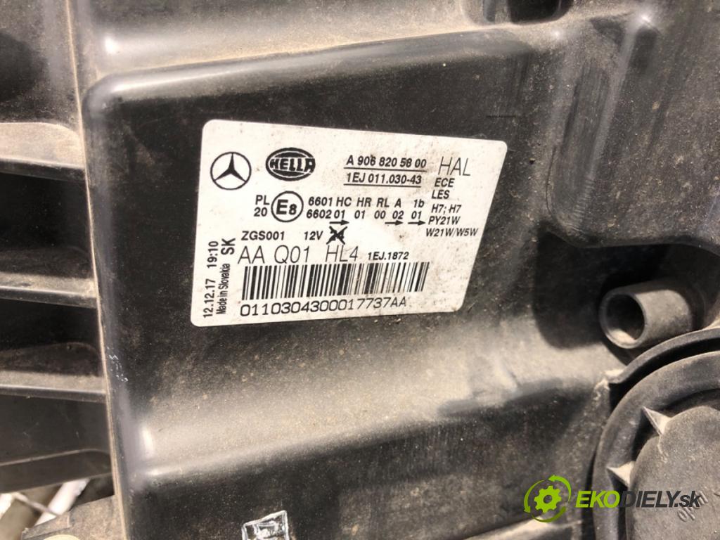 MERCEDES-BENZ W906 Skrzynia 2011 120 kW 216 CDI (906.611, 906.613) 2143 světlomet levý přední část A9068205800