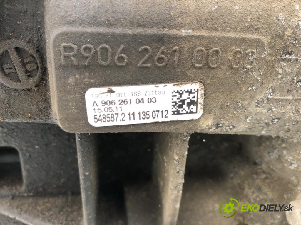 MERCEDES-BENZ W906 Skrzynia 2011 120 kW 216 CDI (906.611, 906.613) 2143 Prevodovka A9062610403 (Prevodovka)