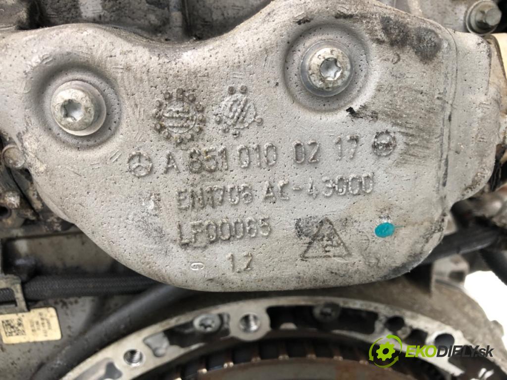 MERCEDES-BENZ W906 Skrzynia 2011 120 kW 216 CDI (906.611, 906.613) 2143 Motor KOMPLETNÍ: 651955