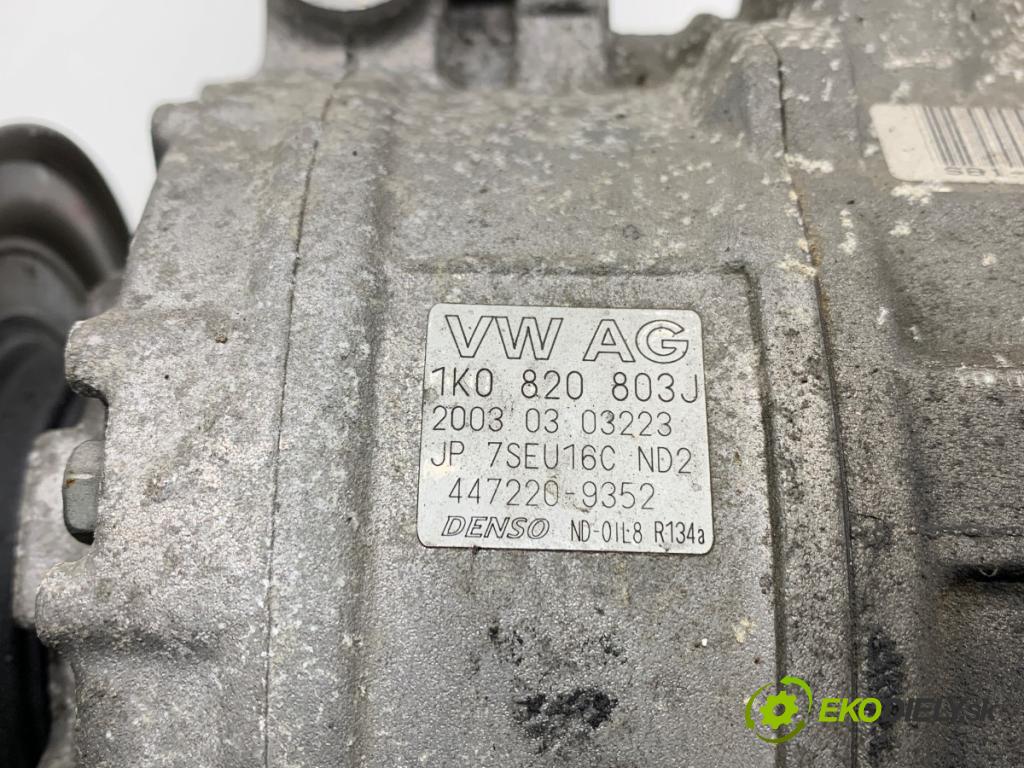 AUDI A3 8P liftback 2003 103 kW 2.0 TDI 1968 kompresor klimatizace 1K0820803J (Kompresor klimatizace)
