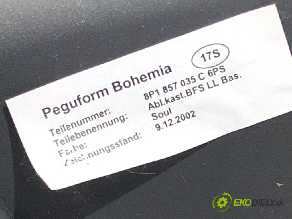 AUDI A3 8P liftback 2003 103 kW 2.0 TDI 1968 přihrádka kastlík spolujezdce 8P1857035C (Přihrádka (kastlík))