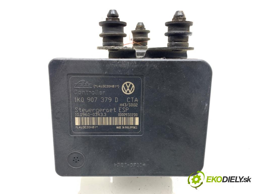 AUDI A3 8P liftback 2003 103 kW 2.0 TDI 1968 Pumpa ABS 1K0614517B 1K0907379D (Pumpa ABS)