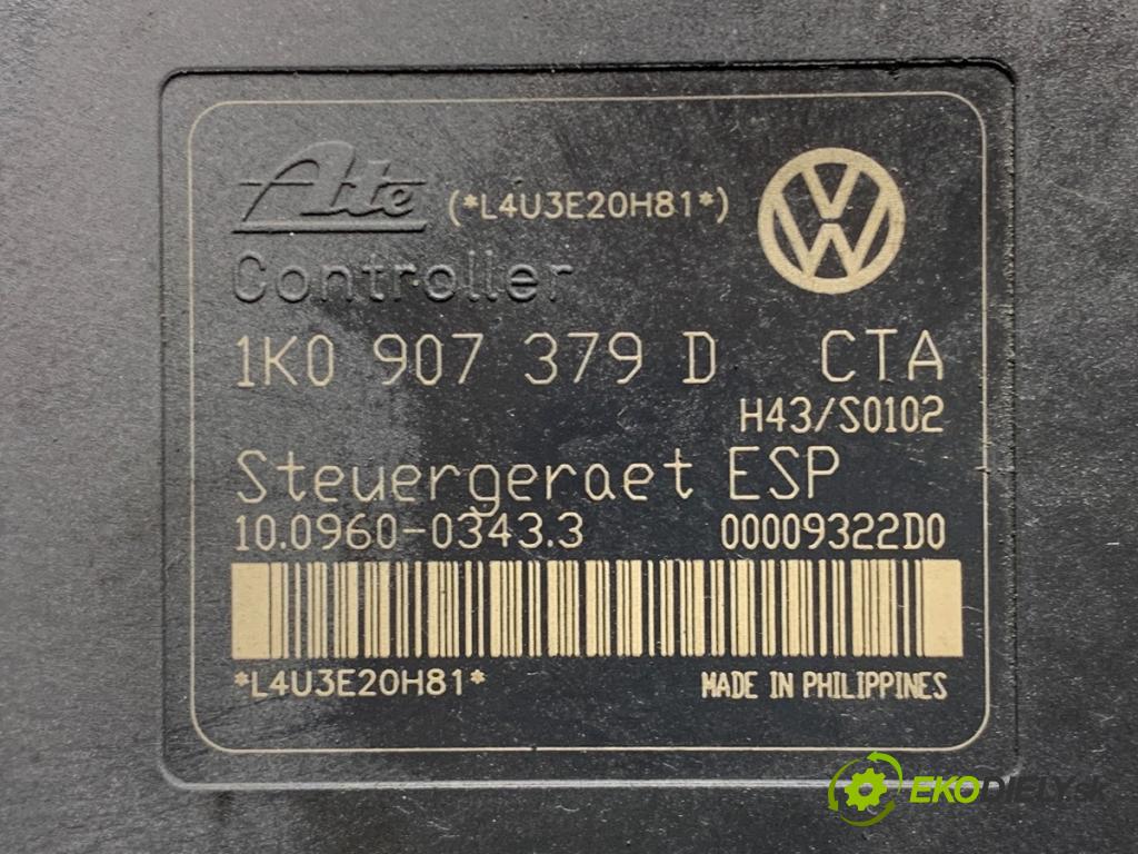 AUDI A3 8P liftback 2003 103 kW 2.0 TDI 1968 Pumpa ABS 1K0614517B 1K0907379D (Pumpa ABS)