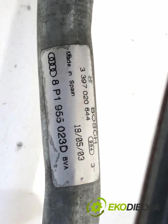 AUDI A3 8P liftback 2003 103 kW 2.0 TDI 1968 Mechanizmus stieračov predný 8P1955023D (Motorček stieračov predný)