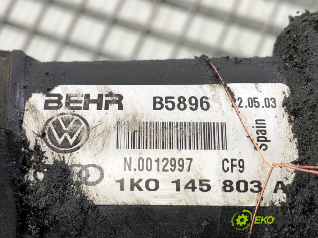 AUDI A3 8P liftback 2003 103 kW 2.0 TDI 1968 intercooler 1K0145803A (Intercooler (chladič stlačeného vzduchu))