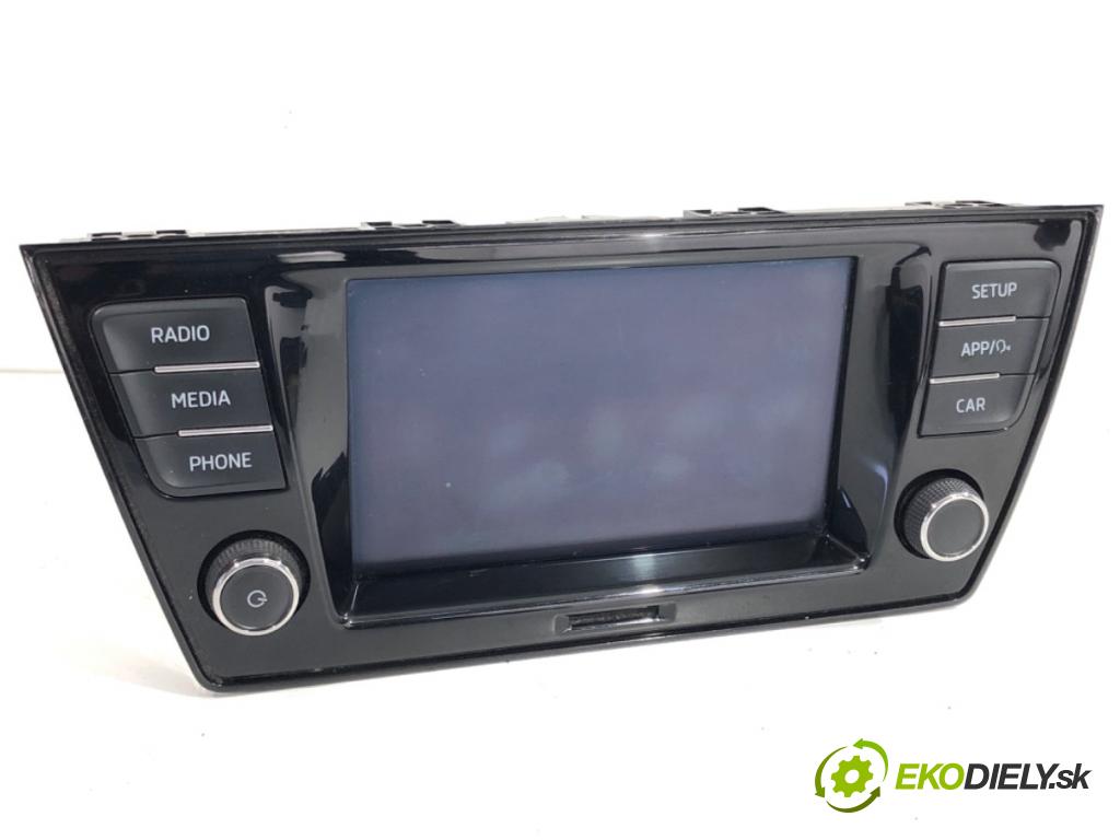 SKODA FABIA III Kombi 2018 55 kW 1.0 999 RADIO 6V0035871J (Audio zariadenie)