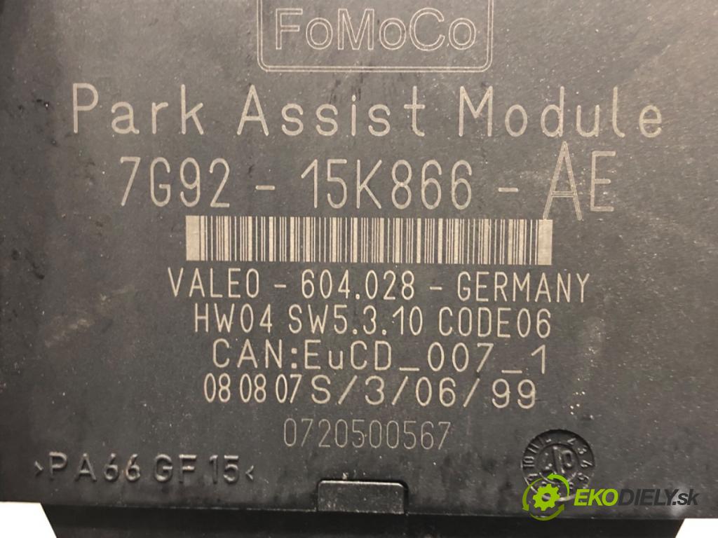 FORD MONDEO MK4 liftback 2007 92 kW 1.8 TDCi 1753 Modul PDC 7G92-15K866-AE (Riadiaca jednotka ostatné)