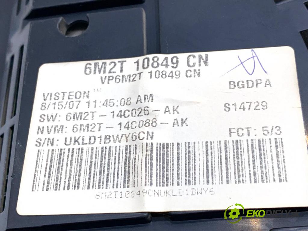 FORD MONDEO MK4 liftback 2007 92 kW 1.8 TDCi 1753 prístrojovka 6M2T-10849-CN (Přístrojová deska)