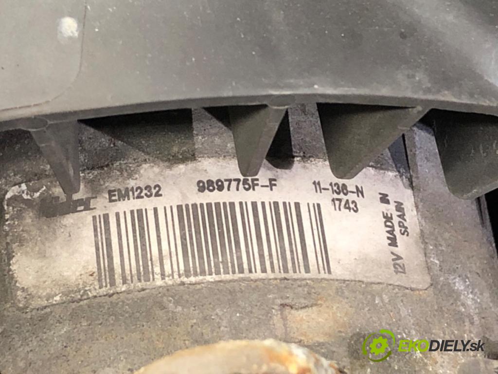 CITROEN C4 PICASSO I nadwozie wielkoprzestrzenne (MPV) 2008 80 kW 1.6 HDi 1560 ventilátor chladiče 989775F (Ventilátor)