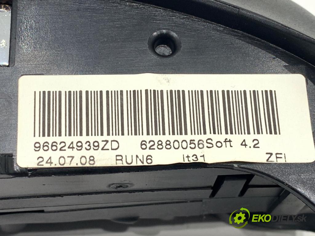 CITROEN C4 PICASSO I nadwozie wielkoprzestrzenne (MPV) 2008 80 kW 1.6 HDi 1560 SPÍNAČE: volantu 96624939ZD