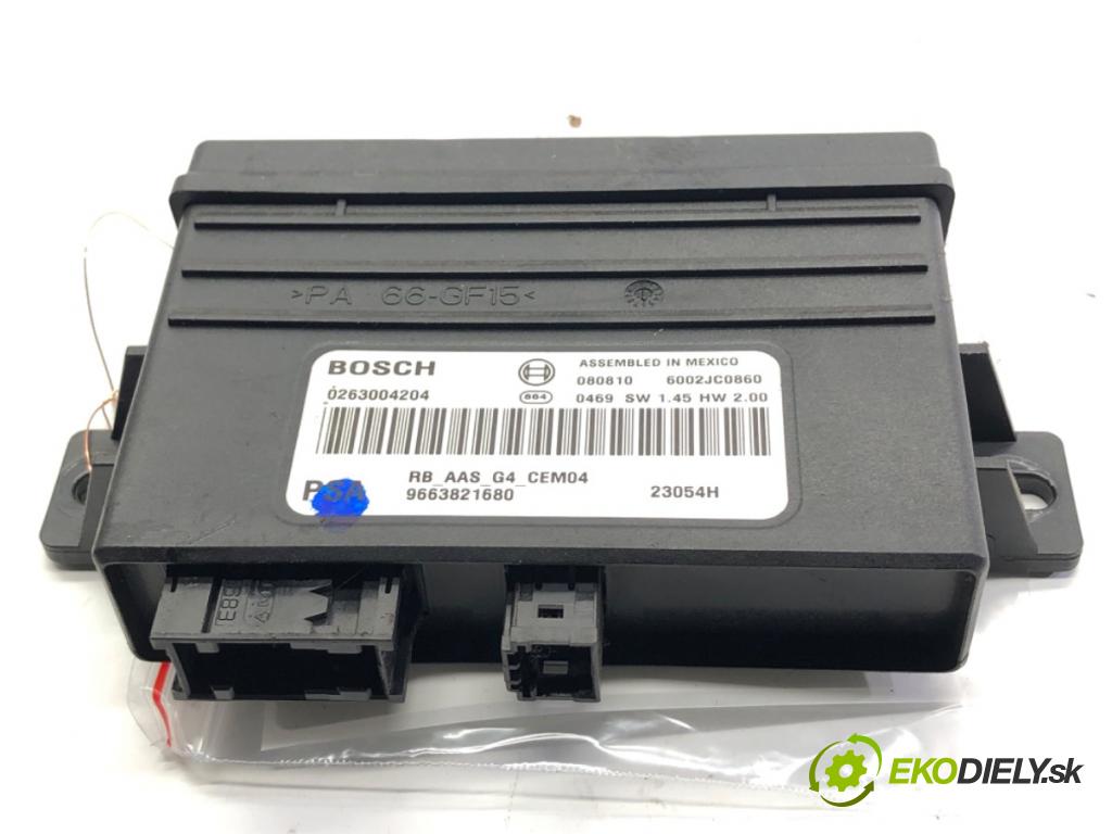 CITROEN C4 PICASSO I nadwozie wielkoprzestrzenne (MPV) 2008 80 kW 1.6 HDi 1560 Modul PDC 9663821680 (Riadiaca jednotka ostatné)