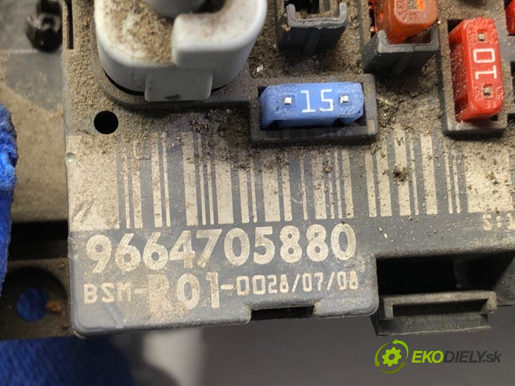 CITROEN C4 PICASSO I nadwozie wielkoprzestrzenne (MPV) 2008 80 kW 1.6 HDi 1560 Modul BSM 9664705880 (Riadiaca jednotka ostatné)