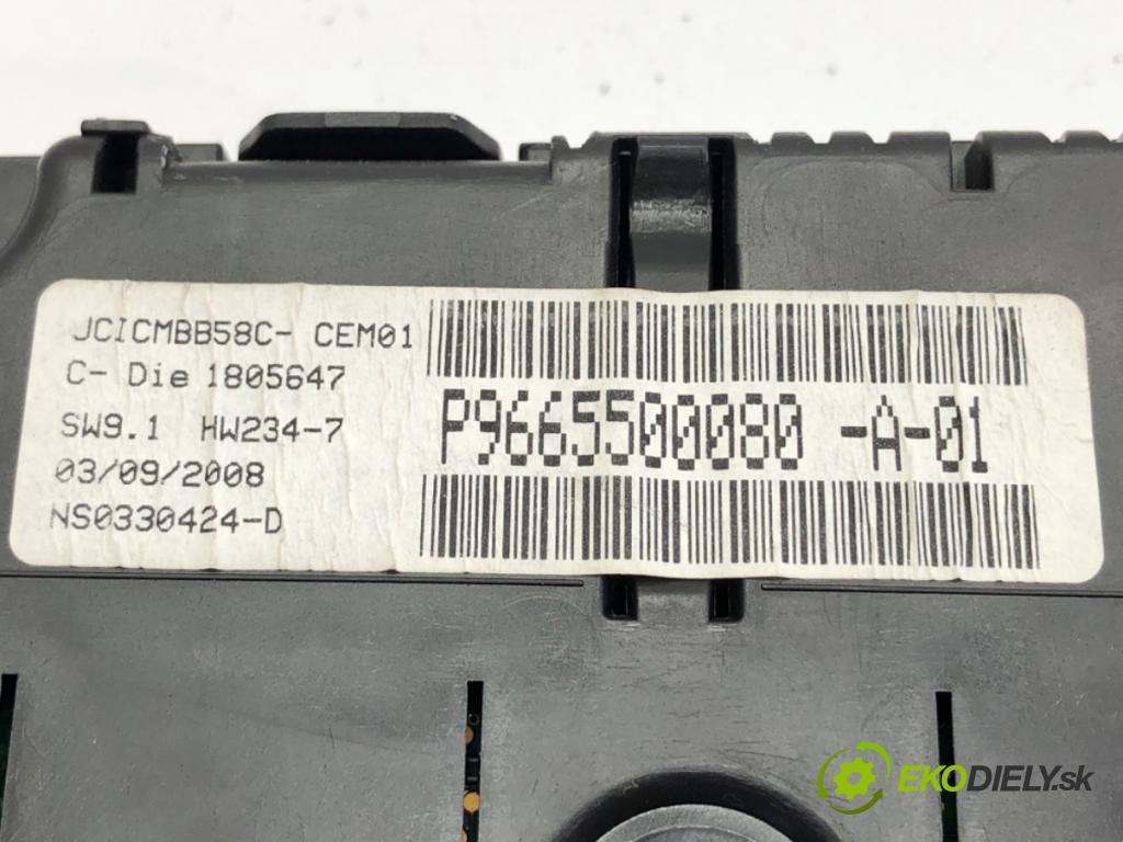 CITROEN C4 PICASSO I nadwozie wielkoprzestrzenne (MPV) 2008 80 kW 1.6 HDi 1560 Prístrojovka 9665500080 (Prístrojová doska)