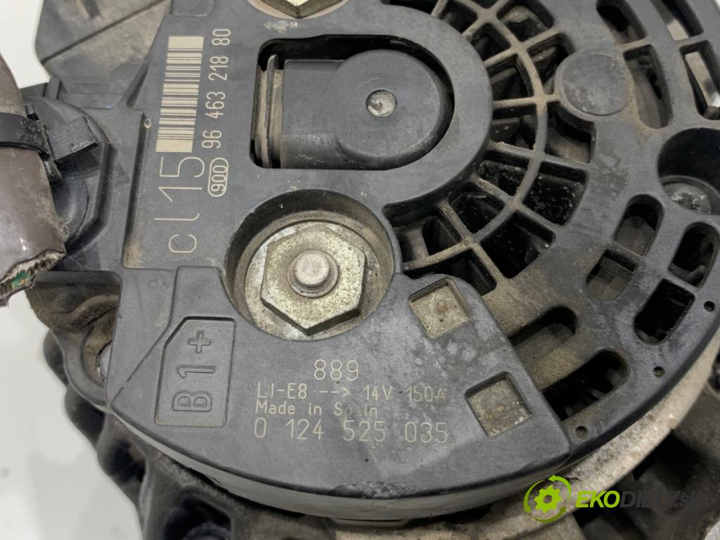 CITROEN C4 PICASSO I nadwozie wielkoprzestrzenne (MPV) 2008 80 kW 1.6 HDi 1560 Alternátor 9646321880 (Alternátor)