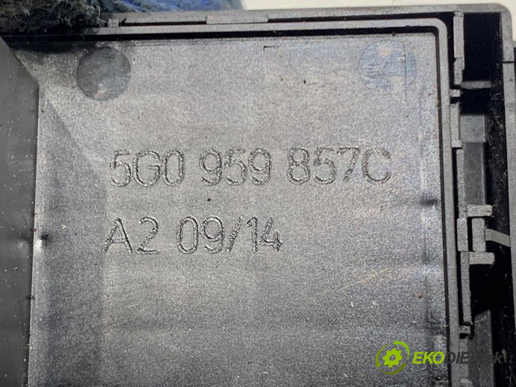 VW GOLF VII liftback 2014 135 kW 2.0 GTD 1968 Prepínač okien 5G0959857C (Prepínacie páčky pod volantom)