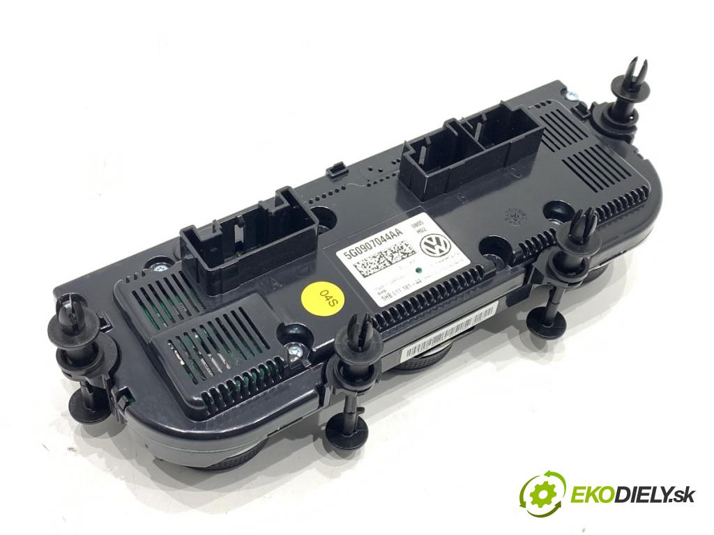 VW GOLF VII liftback 2014 135 kW 2.0 GTD 1968 Panel ovládania kúrenia 5G0907044AA (Prepínacie páčky pod volantom)