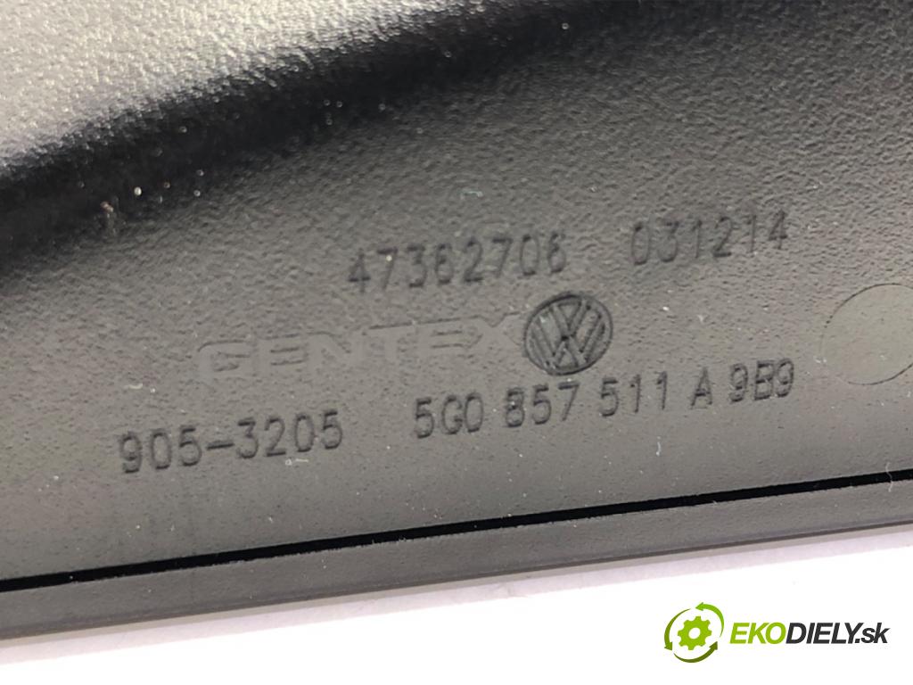 VW GOLF VII liftback 2014 135 kW 2.0 GTD 1968 Spätné zrkadlo vnútorné 5G0857511A (Spätné zrkadlo vnútorné)