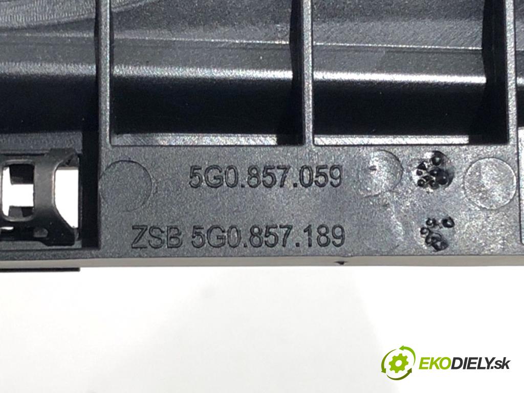VW GOLF VII liftback 2014 135 kW 2.0 GTD 1968 lišty kryt interiéru 5G0857059 5G1819743D
