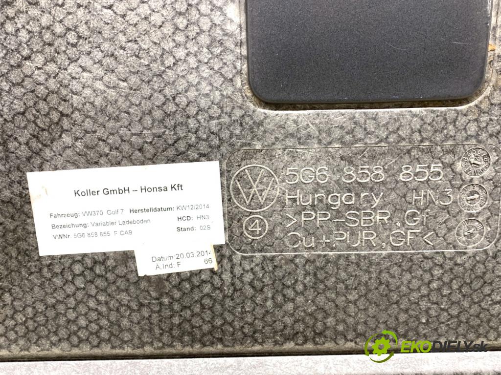 VW GOLF VII liftback 2014 135 kW 2.0 GTD 1968 KRYTINA: kufra 5G6858855