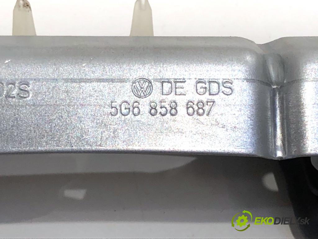 VW GOLF VII liftback 2014 135 kW 2.0 GTD 1968 držák držadlo čalounění zadní část levá strana 5G6858687