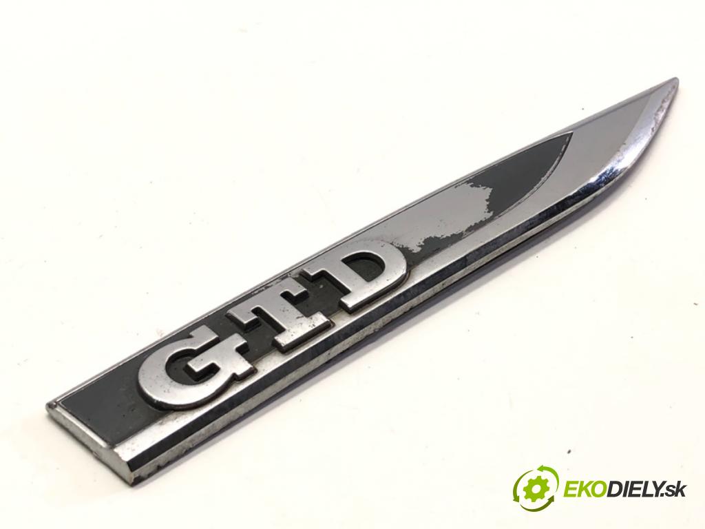 VW GOLF VII liftback 2014 135 kW 2.0 GTD 1968 Znak blatníka GTD pravy 