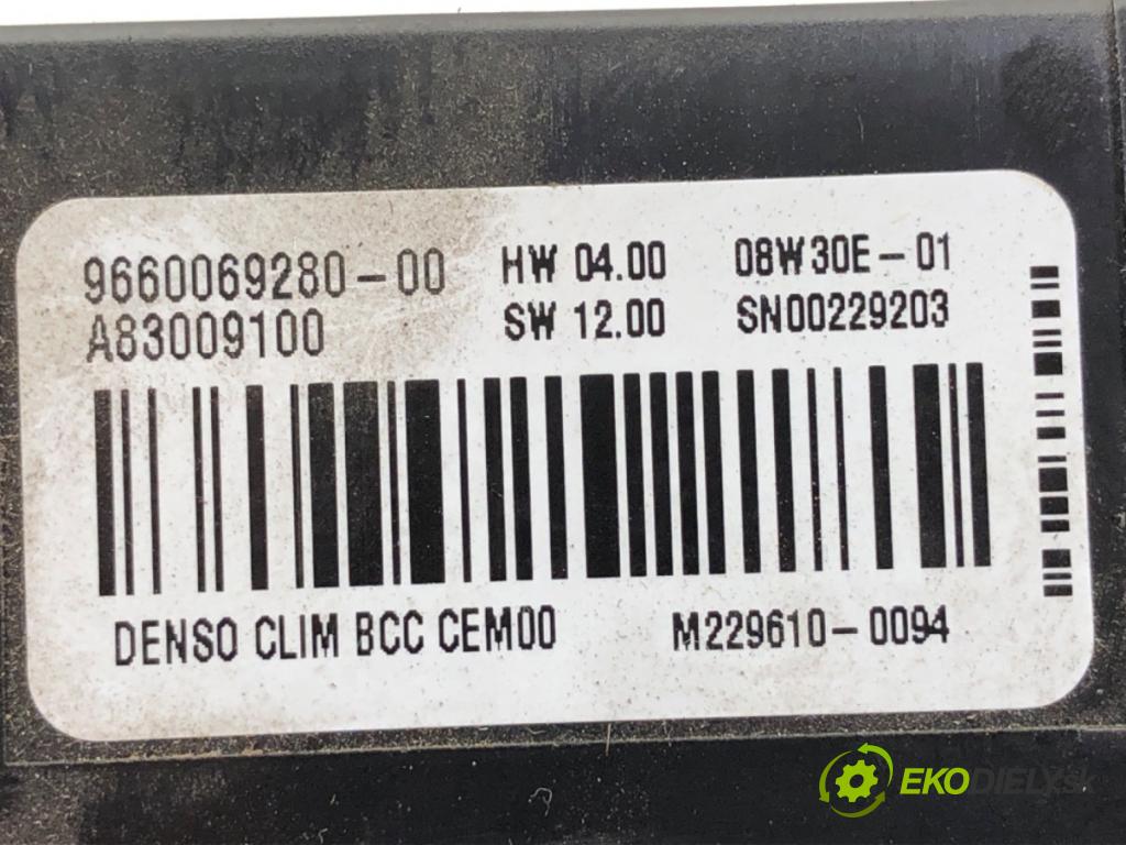 CITROEN C4 PICASSO I nadwozie wielkoprzestrzenne (MPV) 2008 80 kW 1.6 HDi 1560 modul topení 9660069280