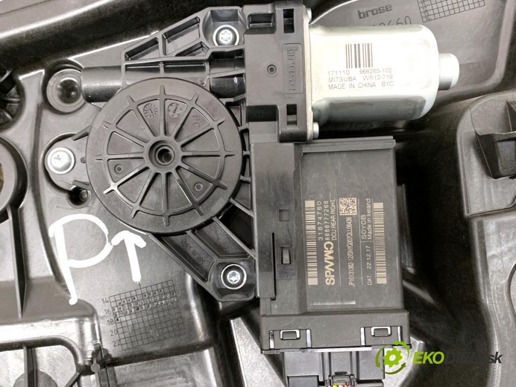 VOLVO V90 II Kombi 2018 110 kW D3 1969 mechanismus okna pravý zadní část 31378602
