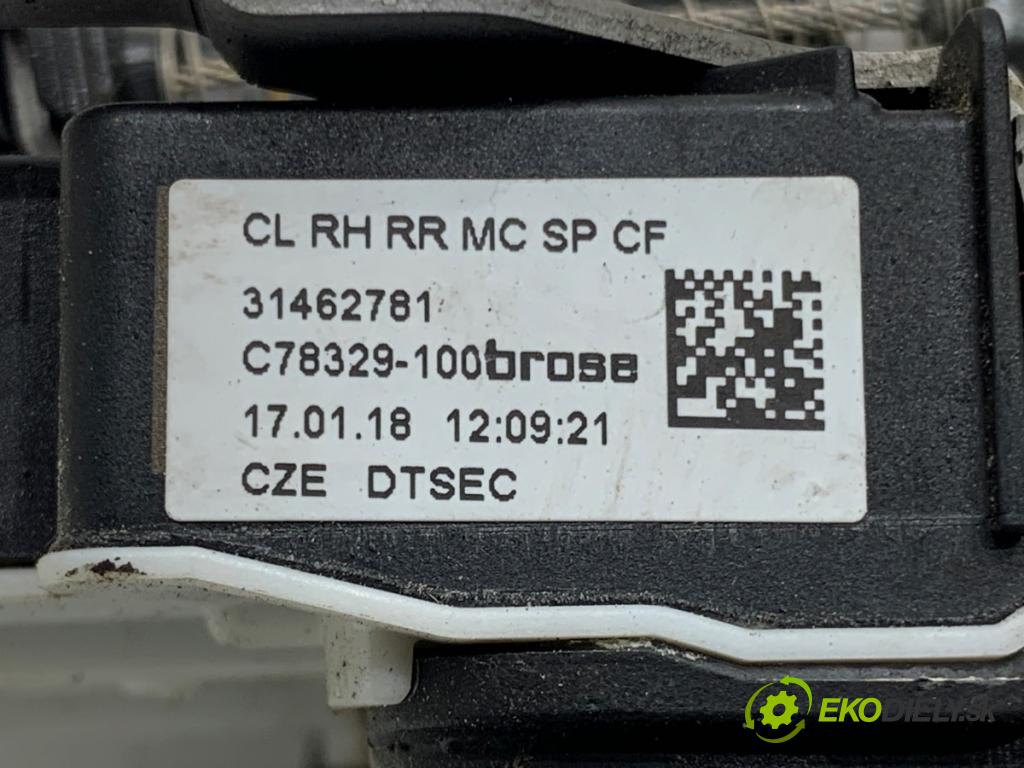 VOLVO V90 II Kombi 2018 110 kW D3 1969 zámok dveře pravý zadní část 31462781