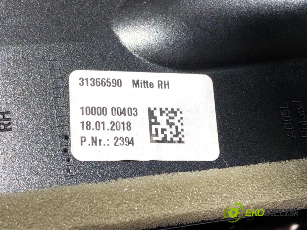 VOLVO V90 II Kombi 2018 110 kW D3 1969 mří topení přední část lišta kryt 31366678