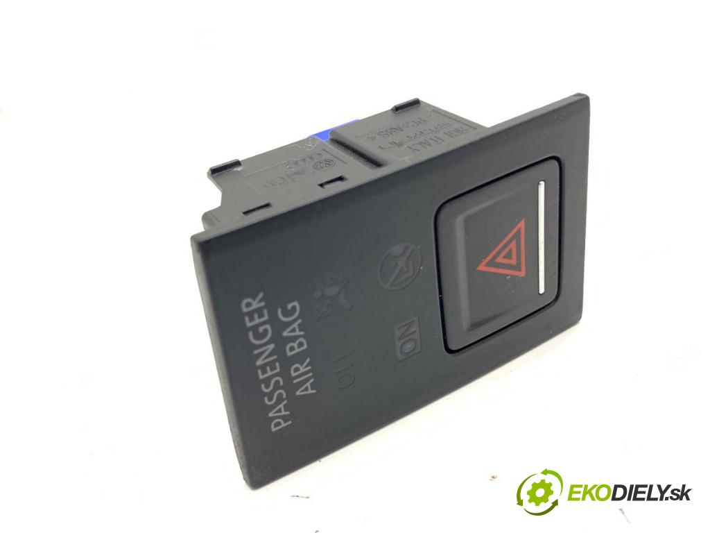 VW GOLF VII liftback 2014 135 kW 2.0 GTD 1968 Spínač svetiel výstražných (núdzových) 5G1919225 (Prepínacie páčky pod volantom)