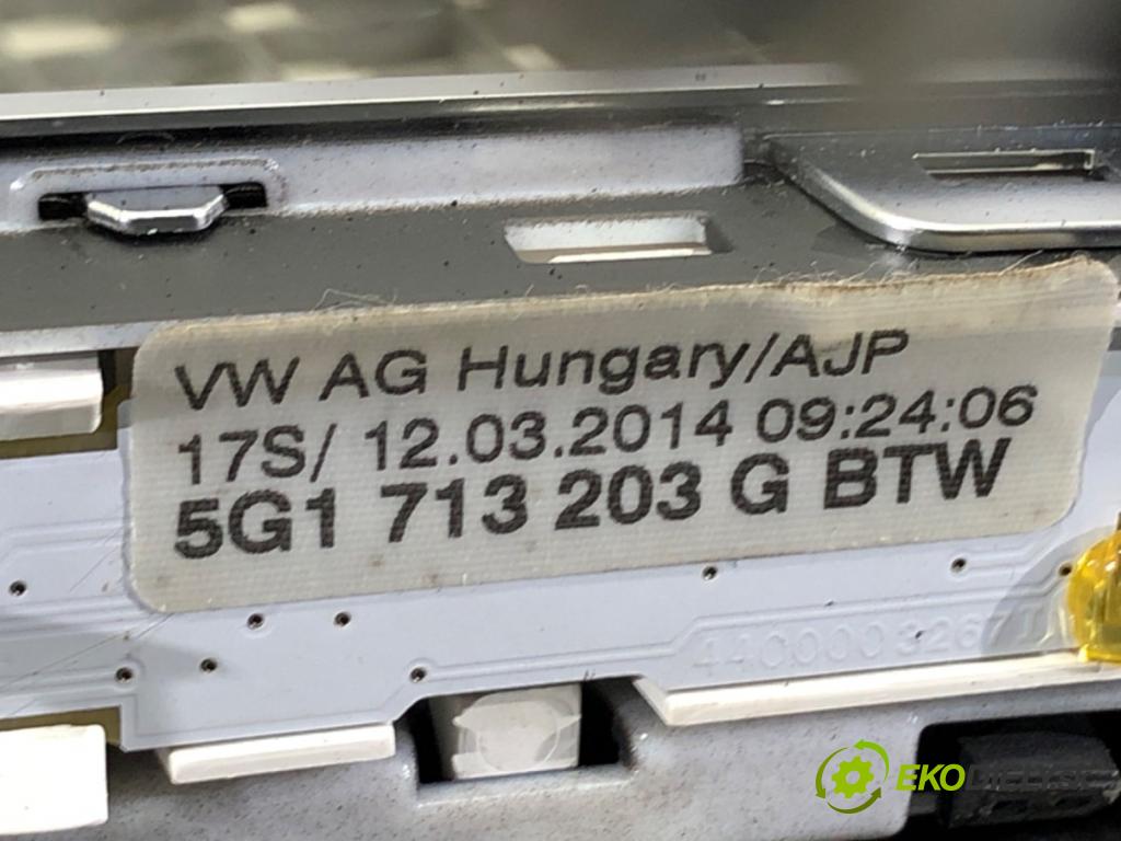 VW GOLF VII liftback 2014 135 kW 2.0 GTD 1968 Kulisa DSG 5Q1713023Q