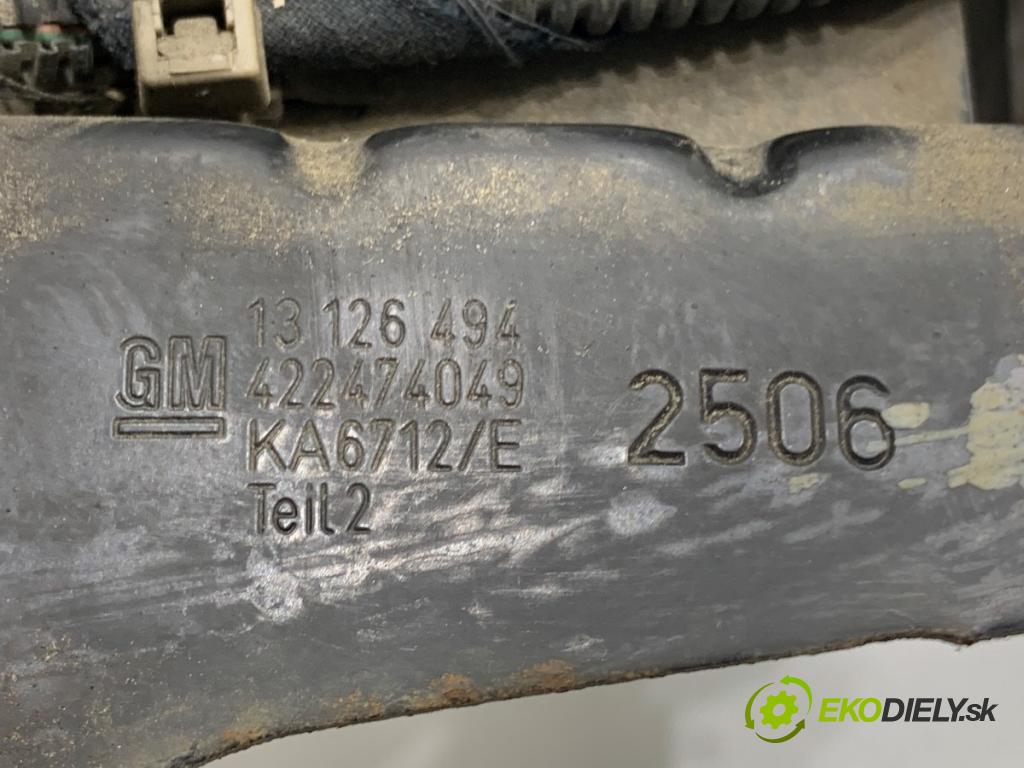 OPEL ZAFIRA B Nadwozie pełne/minivan 2006 88 kW 1.9 CDTI VAN (M75) 1910 obal filtra paliva 13126494 (Kryt palivového filtru)