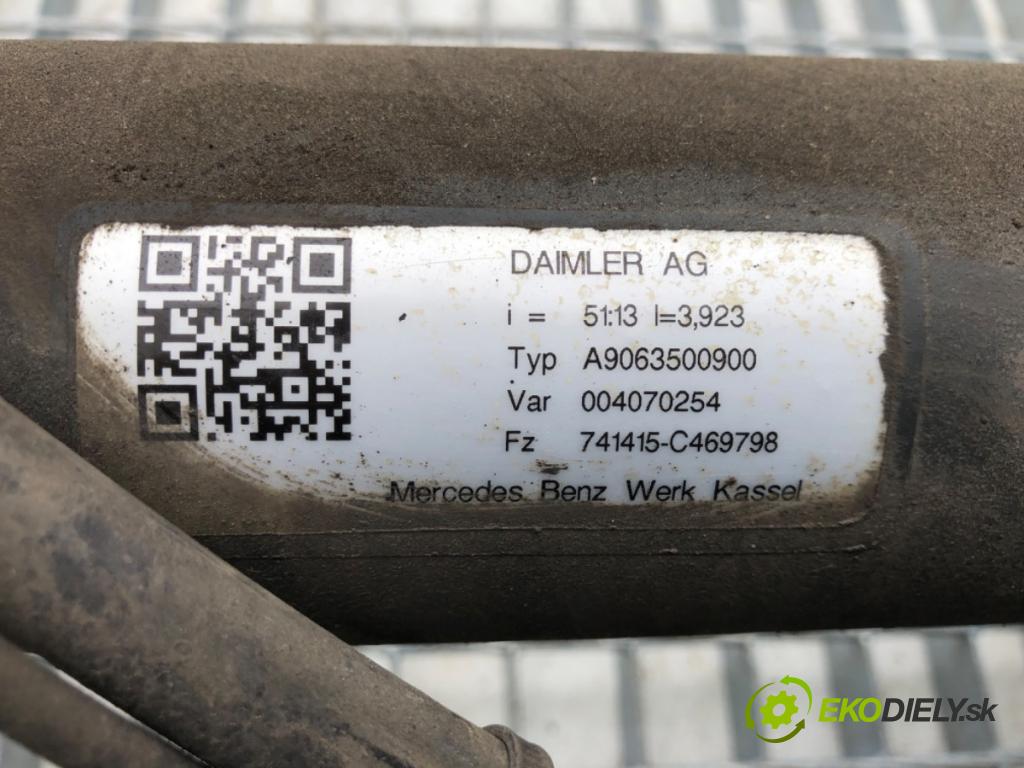 MERCEDES-BENZ W906 Skrzynia 2011 120 kW 216 CDI (906.611, 906.613) 2143 Most diferenciál zadní část A9063500900