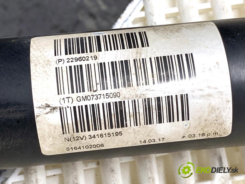 OPEL INSIGNIA A Kombi 2011 118 kW 2.0 CDTI 4x4 (35) 1956 Kardaň, hriadeľ hnací zad 22960219 (Kardaňový hriadeľ)