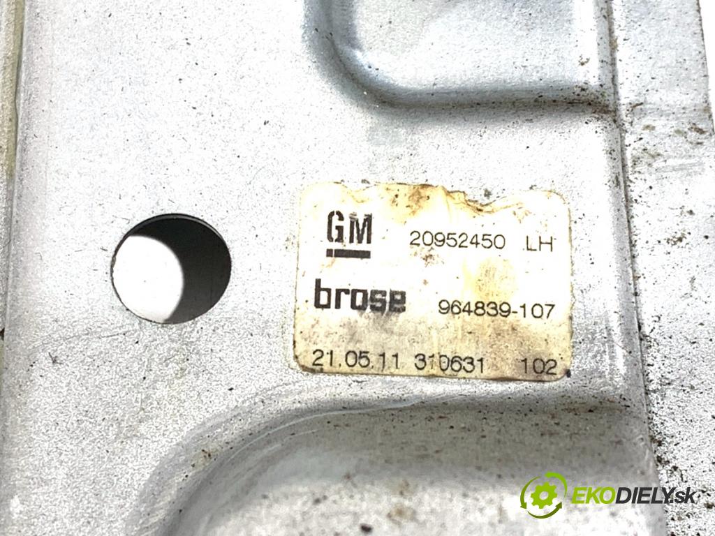 OPEL INSIGNIA A Kombi 2011 118 kW 2.0 CDTI 4x4 (35) 1956 Mechanizmus okna ľavy zad 20952450